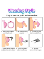 Censan Yumuşak Vajina Desenli Silikon Erkek Penis Kafesi - Görsel 3