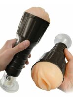 Desire Cup Fener Tipi Vantuzlu Suni Vajina Mastürbatör - Siyah - Görsel 3