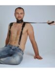 Erkek Harness Tasma Detaylı Fantezi Model