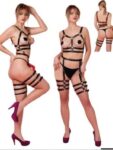 Fantezi Deri Harness Kostüm