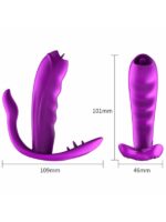 FoxShow Giyilebilir Kumandalı Titreşimli G-Noktası ve Klitoris Uyarıcı Vibratör - Görsel 5