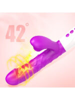 FoxShow İleri-Geri, Klitoris Emiş ve Çift Motorlu Titreşim Özellikli Premium Vibratör - Görsel 4