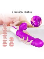 FoxShow İleri-Geri, Klitoris Emiş ve Çift Motorlu Titreşim Özellikli Premium Vibratör - Görsel 5