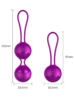 FoxShow Kumandalı Şarjlı 2 Adet Titreşimli Kegel Egzersiz Topu - Görsel 3