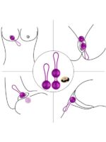 FoxShow Kumandalı Şarjlı 2 Adet Titreşimli Kegel Egzersiz Topu - Görsel 4