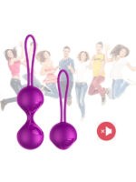 FoxShow Kumandalı Şarjlı 2 Adet Titreşimli Kegel Egzersiz Topu - Görsel 5