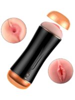 FoxShow S2 Titreşimli Şarjlı Vajina ve Anal Mastürbatör - Görsel 3