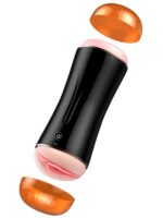 FoxShow S2 Titreşimli Şarjlı Vajina ve Anal Mastürbatör - Görsel 4