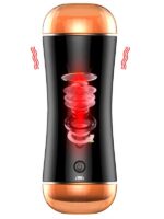 FoxShow S2 Titreşimli Şarjlı Vajina ve Anal Mastürbatör - Görsel 5