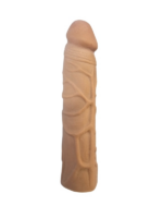 Gerçekçi Melez Penis Kılıfı Et Dokusunda 17 cm - Görsel 4