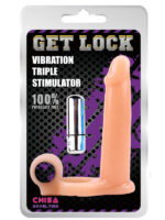 Get Lock Triple Stimulator Titreşimli Protez Penis Halkası - Görsel 2