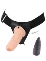 Hi Basic Penis Extender İçi Boş Titreşimli Belden Bağlamalı - Ten - Görsel 3