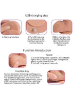 Hill İleri Geri Hareketli Şarjlı Titreşimli Gerçekçi Dildo 21 cm - Görsel 5