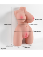 L-Join Gerçekçi 3.2 Kg Yarım Vücut Vajina Mastürbatör - Görsel 2