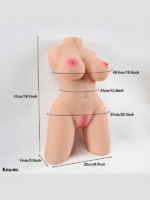 L-Join Gerçekçi 4 Kg Yarım Vücut Vajina Mastürbatör - Görsel 2