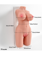 L-Join Gerçekçi 8 Kg Yarım Vücut Vajina Mastürbatör - Görsel 2