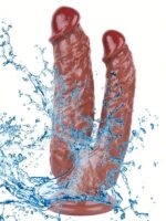 Noctis 19cm Kahverengi Çiftli Dildo No:76 - Görsel 4