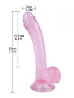 Noctis 19cm Pembe Dildo No:10 - Görsel 5