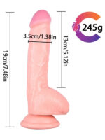 Noctis 19cm Ten Rengi Realistik Dildo No:189 - Görsel 5