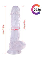 Noctis 20cm Beyaz Dildo No:160 - Görsel 5