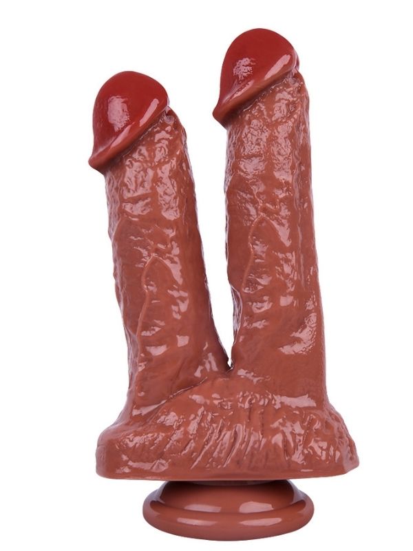 noctis-21cm-kahverengi-ciftli-dildo-no61-510924-1-2 Noctis 21cm Kahverengi Çiftli Dildo No:61 - Görsel 1