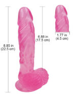 Noctis 22,5cm Pembe Realistik Dildo No:175 - Görsel 5