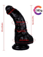 Noctis 22cm Siyah Realistik Dildo No:174 - Görsel 5