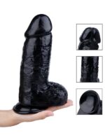 Noctis 24cm Realistik Siyah Dildo No:3 - Görsel 5