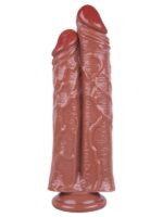 Noctis 26,5cm Kahverengi Çiftli Dildo No:111 - Görsel 4