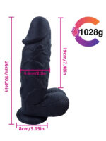 Noctis 26cm Siyah Realistik Dildo No:155 - Görsel 5