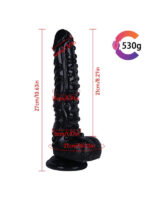 Noctis 27cm Siyah Dildo No:159 - Görsel 5