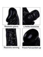 Noctis 27cm Siyah Dildo No:70 - Görsel 5