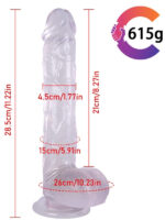 Noctis 28cm Beyaz Realistik Dildo No:82 - Görsel 5