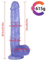 Noctis 28cm Mavi Realistik Dildo No:82 - Görsel 5