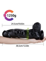 Noctis 30,5cm Siyah Realistik Dildo No:167 - Görsel 5