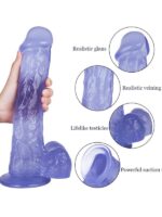 Noctis 30cm Mor Dildo No:69 - Görsel 5