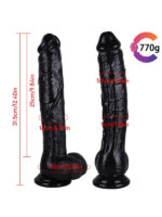 Noctis 31,5cm Siyah Realistik Dildo No:169 - Görsel 5