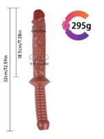Noctis 32cm Kahverengi Realistik Kılıç Dildo No:150 - Görsel 5