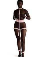 Pembe Fantezi Köle Seti - Esaret Kelepçeli Seksi Fantezi Kostüm - Görsel 4