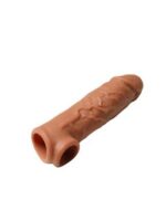 Penextender Testis Girişli Realistik Penis Kılıfı - Görsel 2