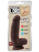 Pruriency Lord Kıkırdaklıı Gerçekçi Dildo - 17.5cm Zenci - Görsel 2