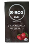 S-Box Çilek Aromalı Prezervatif 12&apos;li