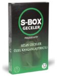S-Box Özel Kayganlaştırıcılı Prezervatif 12&apos;li