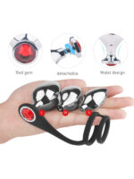 S-Hande Metal Anal Plug Seti ve Penis Halkası - Görsel 3