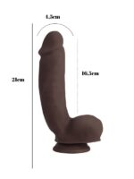 Sensualism Melez 21cm Kıkırdaklı Gerçekçi Dildo - Görsel 5