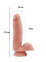 Sex Lure 17,5cm Kıkırdaklı Gerçekçi Dildo - Görsel 5