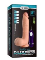 Shequ Adam Vibrating Realistik Vantuzlu Titreşimli Dildo 21 cm - Görsel 4