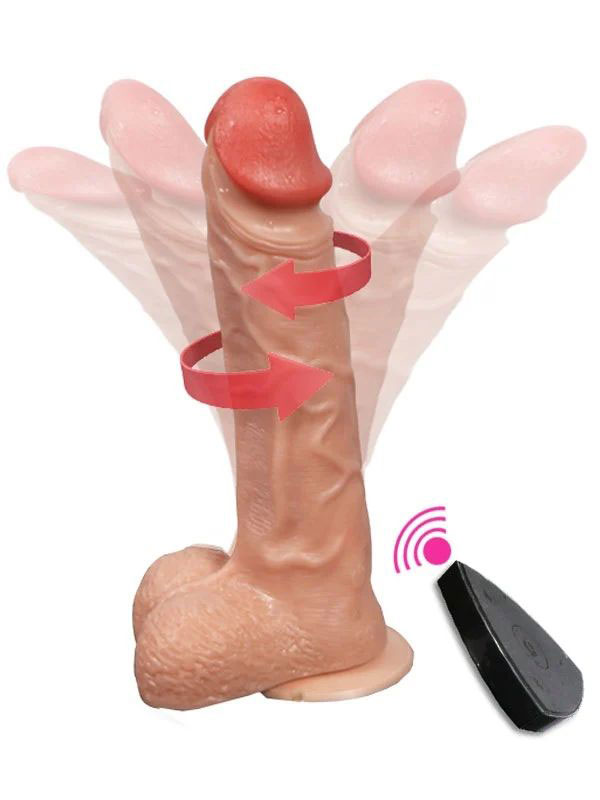 shequ-bronte-sarjli-doner-basli-realistik-dildo-uzaktan-kumandali-205-cm-14323-1-3 Shequ Bronte Şarjlı Döner Başlı Realistik Dildo Uzaktan Kumandalı 20.5 cm - Görsel 1