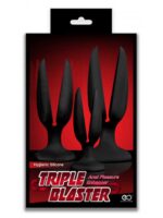 Triple Blaster Açılır 3lü Anal Tıkaç Seti - Görsel 2