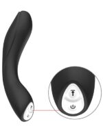 Xuanai Elbow Bükülebilir Eğik Şarjlı Vibratör - Siyah - Görsel 2